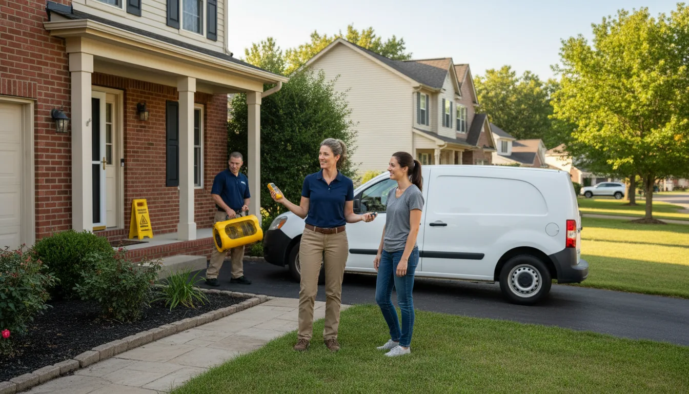 Residential water damage restoration in Skippack, PA